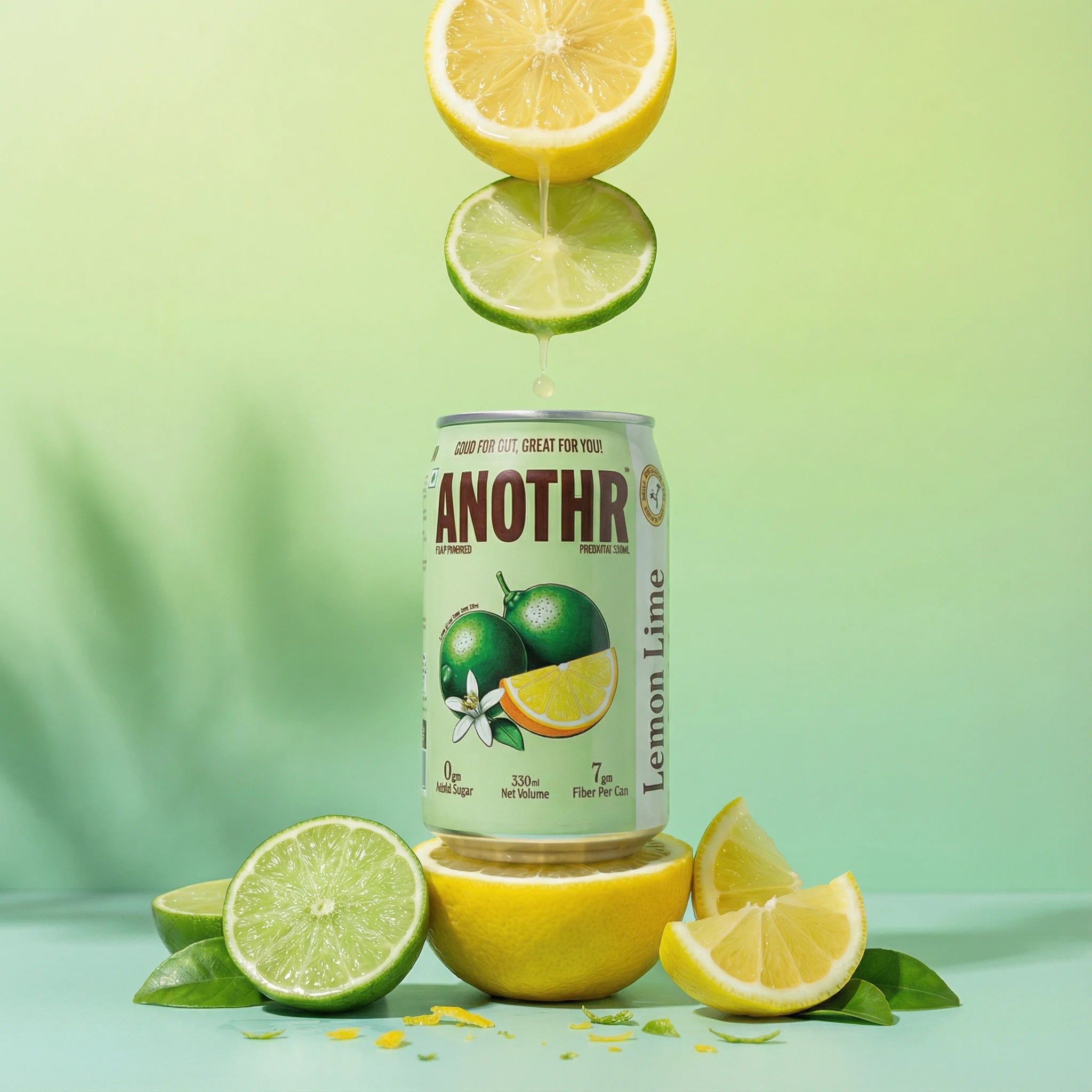 ANOTHR Lemon Lime prebiotic soda