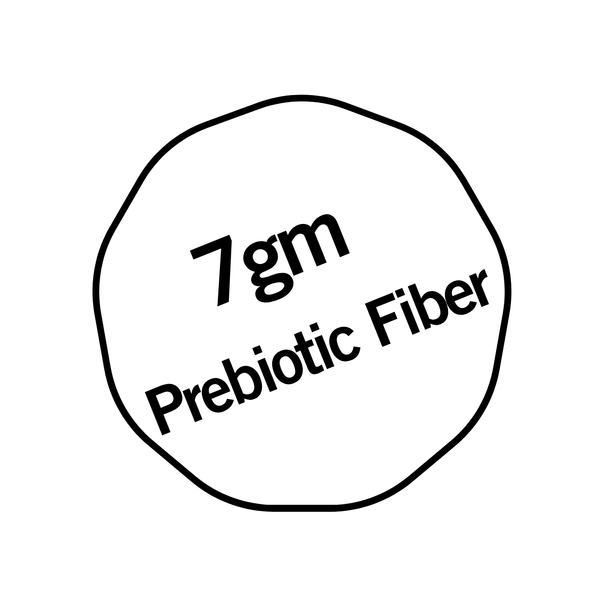 7gm prebiotic fibre